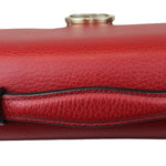 Load image into Gallery viewer, Gucci Dollar Interlocking G Top Handle Medium Calfskin Red Gold Hardware
