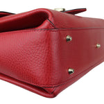 Load image into Gallery viewer, Gucci Dollar Interlocking G Top Handle Medium Calfskin Red Gold Hardware
