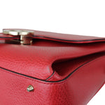 Load image into Gallery viewer, Gucci Dollar Interlocking G Top Handle Medium Calfskin Red Gold Hardware
