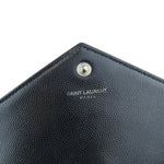 Charger l&#39;image dans la galerie, Saint Laurent Wallet On Chain Cassandre Black Grained Calfskin
