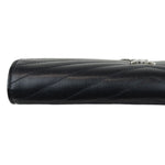 Charger l&#39;image dans la galerie, Saint Laurent Wallet On Chain Cassandre Black Grained Calfskin
