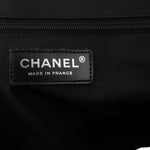 Load image into Gallery viewer, Chanel Vintage Travel Line PM Tote Nylon Black Brown SHW
