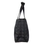 Load image into Gallery viewer, Chanel Vintage Travel Line PM Tote Nylon Black Brown SHW
