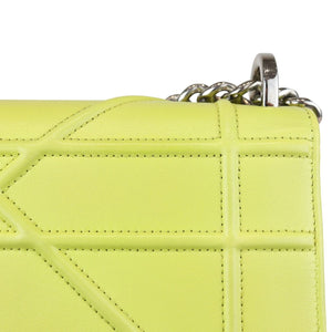 Christian Dior Diorama Flap Medium Calfskin Yellow SHW