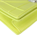 将图片加载到图库查看器，Christian Dior Diorama Flap Medium Calfskin Yellow SHW
