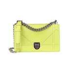 Charger l&#39;image dans la galerie, Christian Dior Diorama Flap Medium Calfskin Yellow SHW
