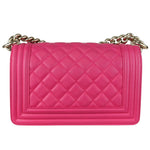 Charger l&#39;image dans la galerie, Chanel Leboy Flap Small Calfskin Quilted Pink GHW
