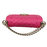 Charger l&#39;image dans la galerie, Chanel Leboy Flap Small Calfskin Quilted Pink GHW
