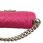 Charger l&#39;image dans la galerie, Chanel Leboy Flap Small Calfskin Quilted Pink GHW
