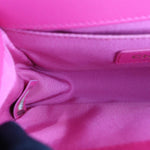 将图片加载到图库查看器，Chanel Leboy Flap Small Calfskin Quilted Pink GHW
