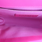 将图片加载到图库查看器，Chanel Leboy Flap Small Calfskin Quilted Pink GHW
