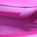 将图片加载到图库查看器，Chanel Leboy Flap Small Calfskin Quilted Pink GHW
