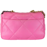 将图片加载到图库查看器，Chanel 19 Flap Small Lambskin Quilted Pink Mixed Hardware
