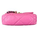 Charger l&#39;image dans la galerie, Chanel 19 Flap Small Lambskin Quilted Pink Mixed Hardware
