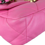 Charger l&#39;image dans la galerie, Chanel 19 Flap Small Lambskin Quilted Pink Mixed Hardware
