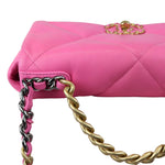 将图片加载到图库查看器，Chanel 19 Flap Small Lambskin Quilted Pink Mixed Hardware
