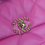 Charger l&#39;image dans la galerie, Chanel 19 Flap Small Lambskin Quilted Pink Mixed Hardware
