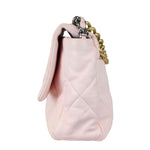 将图片加载到图库查看器，Chanel 19 Flap Large Lambskin Quilted Light Pink Mixed Hardware
