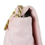 将图片加载到图库查看器，Chanel 19 Flap Large Lambskin Quilted Light Pink Mixed Hardware
