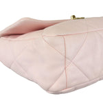 将图片加载到图库查看器，Chanel 19 Flap Large Lambskin Quilted Light Pink Mixed Hardware
