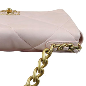 Chanel 19 Flap Large Lambskin Quilted Light Pink Mixed Hardware