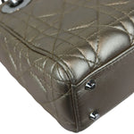 Load image into Gallery viewer, Christian Dior Lady Dior Mini Metallic Lambskin Cannage Gold SHW
