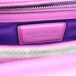 将图片加载到图库查看器，Bulgari Serpenti Forever Shoulder Calfskin Pink SHW
