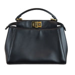 Load image into Gallery viewer, Peekaboo Iconic Satchel Mini Nappa Lambskin Black GHW
