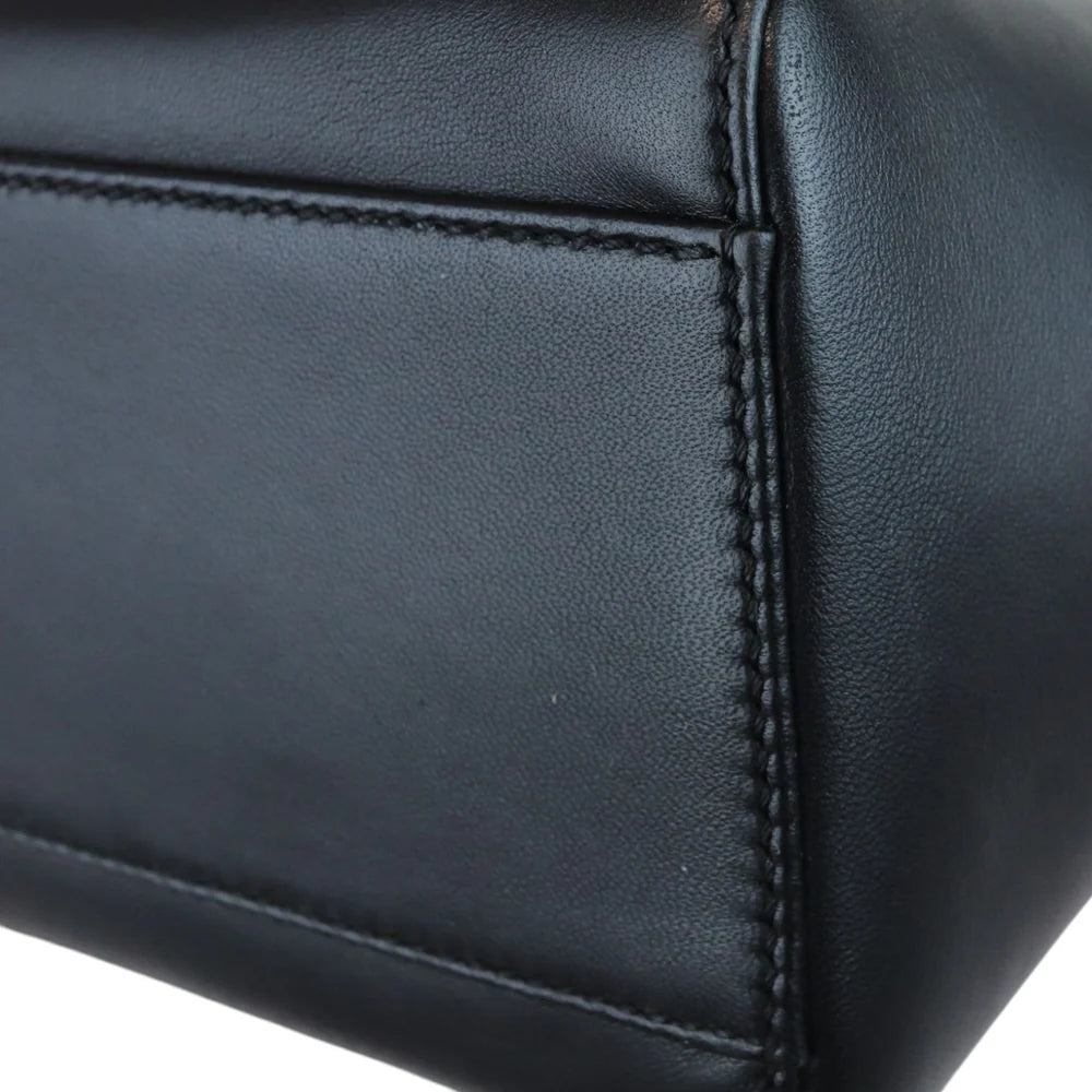 Peekaboo Iconic Satchel Mini Nappa Lambskin Black GHW