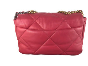 Chanel 19 Small Dark Pink Lambskin Mixed Hardware