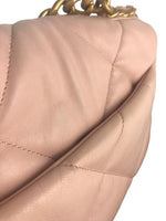 将图片加载到图库查看器，Chanel 19 Small Nude Pink Lambskin Mixed Hardware
