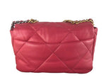 将图片加载到图库查看器，Chanel 19 Small Dark Pink Lambskin Mixed Hardware
