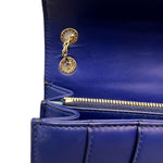 Load image into Gallery viewer, Bvlgari Serpenti Forever Shoulder Calfskin Blue GHW
