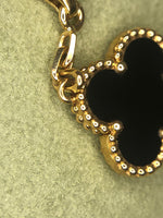 Charger l&#39;image dans la galerie, Van Cleef &amp; Arpels VCA Vintage Alhambra 10 Motifs Onyx 18kt Yellow Gold
