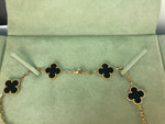 Charger l&#39;image dans la galerie, Van Cleef &amp; Arpels VCA Vintage Alhambra 10 Motifs Onyx 18kt Yellow Gold
