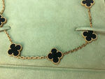 Charger l&#39;image dans la galerie, Van Cleef &amp; Arpels VCA Vintage Alhambra 10 Motifs Onyx 18kt Yellow Gold
