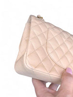 Load image into Gallery viewer, Chanel Timeless Classic Medium Beige Caviar Gold-Tone Hardware
