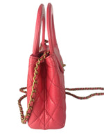 Load image into Gallery viewer, Chanel Mini Kelly Shopping Bag 23K Pink Kelly Gold-Tone Hardware
