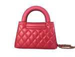 Load image into Gallery viewer, Chanel Mini Kelly Shopping Bag 23K Pink Kelly Gold-Tone Hardware Large
