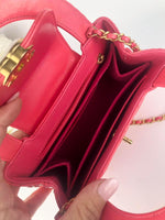 Load image into Gallery viewer, Chanel Mini Kelly Shopping Bag 23K Pink Kelly Gold-Tone Hardware
