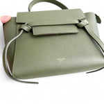 Load image into Gallery viewer, Celine Nano Belt Bag in Olive Green
