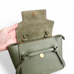 Load image into Gallery viewer, Celine Nano Belt Bag in Olive Green
