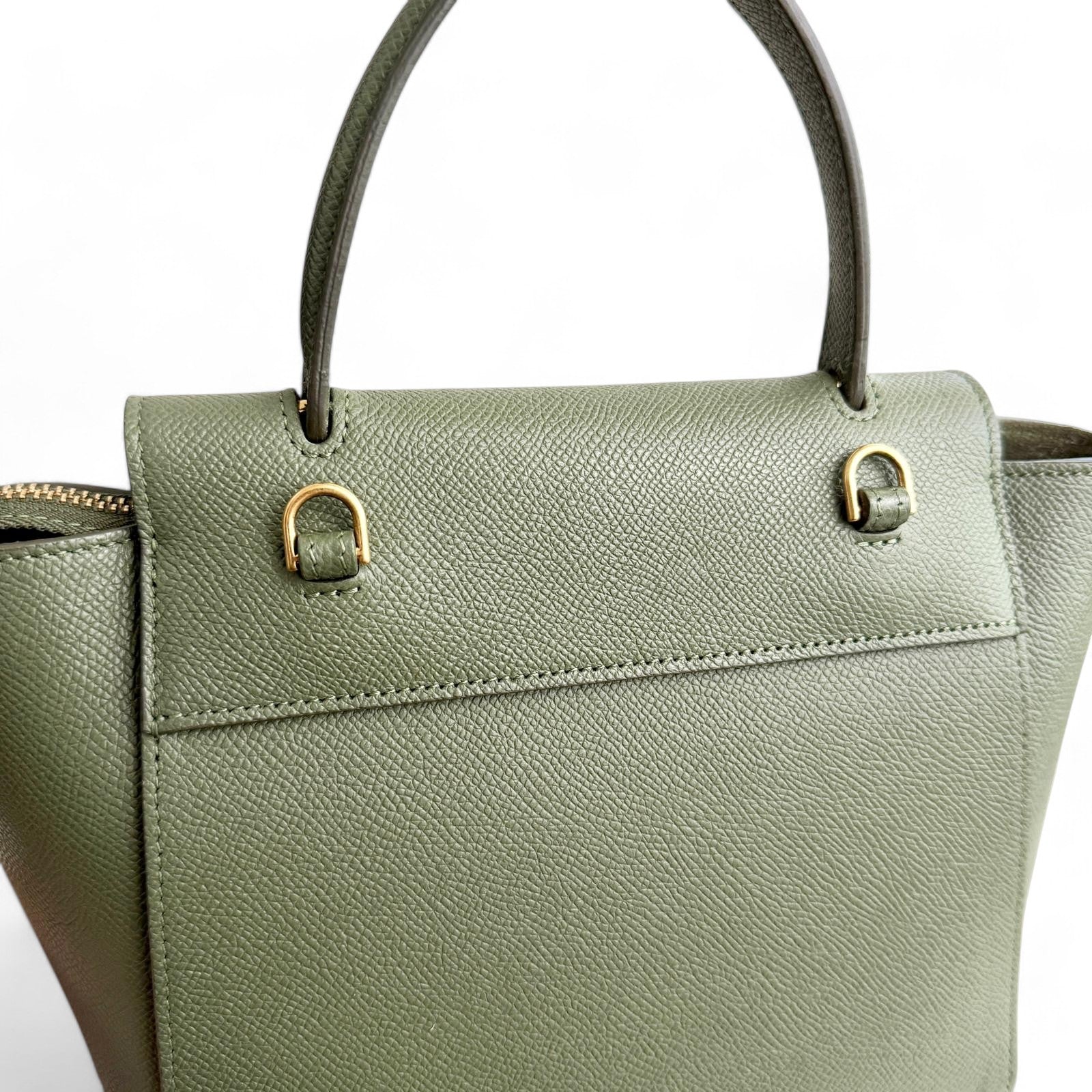 Celine Nano Belt Bag in Olive Green