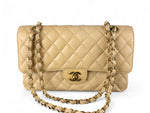 Load image into Gallery viewer, Chanel Timeless Classic Medium Beige Caviar Gold-Tone Hardware
