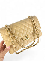 Load image into Gallery viewer, Chanel Timeless Classic Medium Beige Caviar Gold-Tone Hardware
