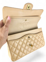 Load image into Gallery viewer, Chanel Timeless Classic Medium Beige Caviar Gold-Tone Hardware
