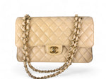 Load image into Gallery viewer, Chanel Timeless Classic Medium Beige Caviar Gold-Tone Hardware
