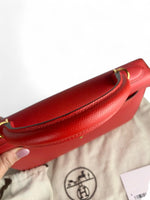 Load image into Gallery viewer, Hermes Kelly 28 Sellier Rouge Tomate Veau Epsom, 24kt Gold-plated Hardware
