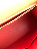 Load image into Gallery viewer, Hermes Kelly 28 Sellier Rouge Tomate Veau Epsom, 24kt Gold-plated Hardware
