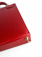 Load image into Gallery viewer, Hermes Kelly 28 Sellier Rouge Tomate Veau Epsom, 24kt Gold-plated Hardware
